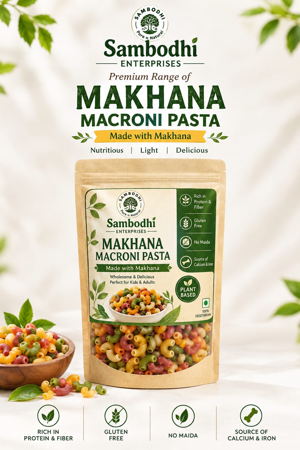 Makhana Macaroni Pasta | 250g